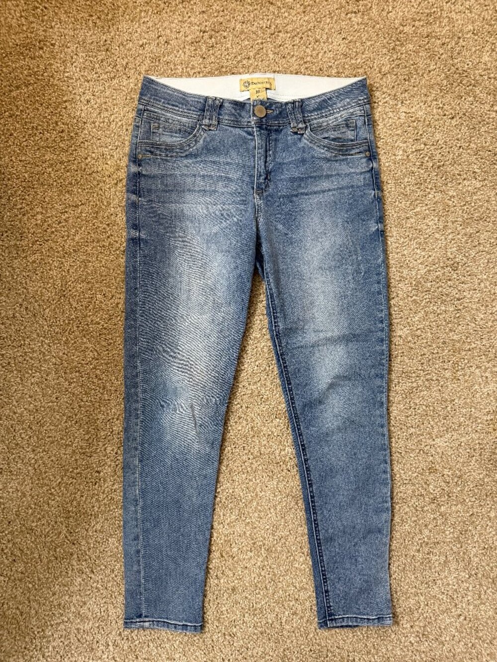 Democracy Ab Solution Jeans Size 10 Medium Wash Slim Leg Denim